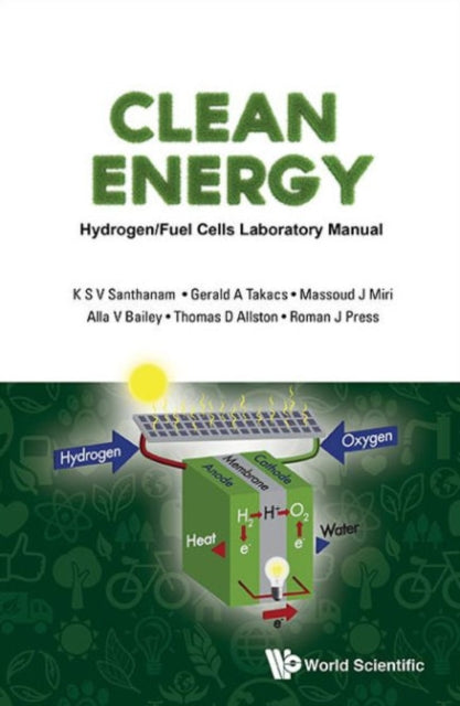 Book cover of: Clean Energy: Hydrogen/fuel Cells Laboratory Manual (With Dvd-rom). By: Gerald A. Takacs