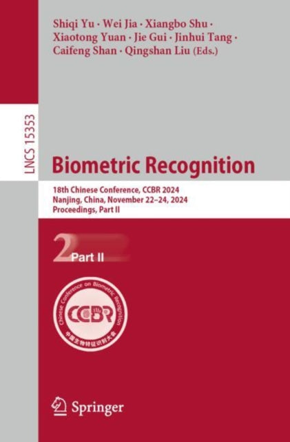 Book cover of: Biometric Recognition. By: Shiqi Yu