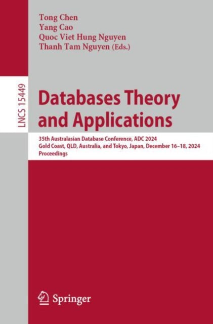 Book cover of: Databases Theory and Applications. By: Tong Chen