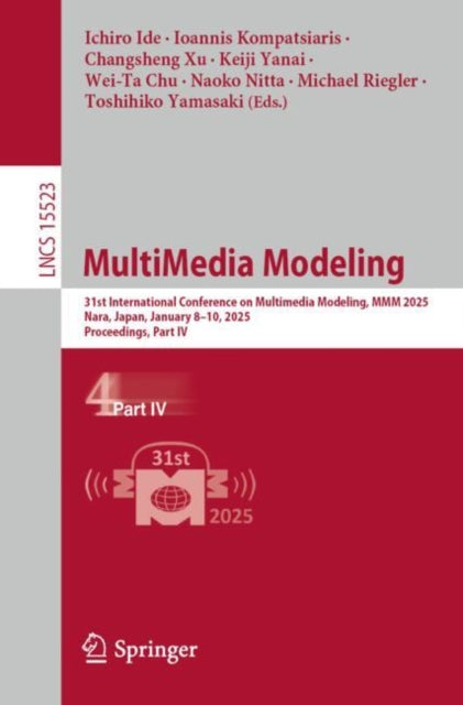 Book cover of: MultiMedia Modeling. By: Ichiro Ide