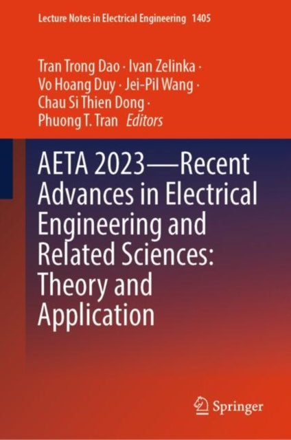 Book cover of: AETA 2023—Recent Advances in Electrical Engineering and Related Sciences: Theory and Application