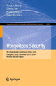 Book cover of: Ubiquitous Security