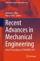Book cover of: Recent Advances in Mechanical Engineering. By: Seshadev Sahoo