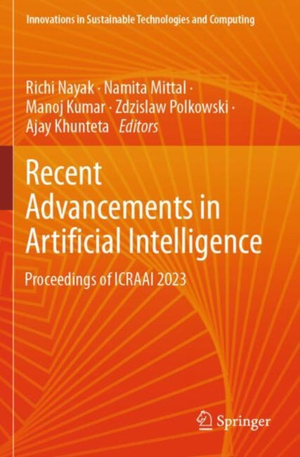 Book cover of: Recent Advancements in Artificial Intelligence