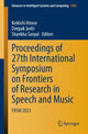 Book cover of: Proceedings of 27th International Symposium on Frontiers of Research in Speech and Music