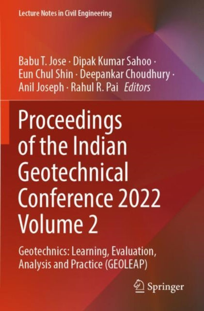 Book cover of: Proceedings of the Indian Geotechnical Conference 2022 Volume 2