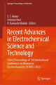 Book cover of: Recent Advances in Electrochemical Science and Technology. By: S. T. Aruna