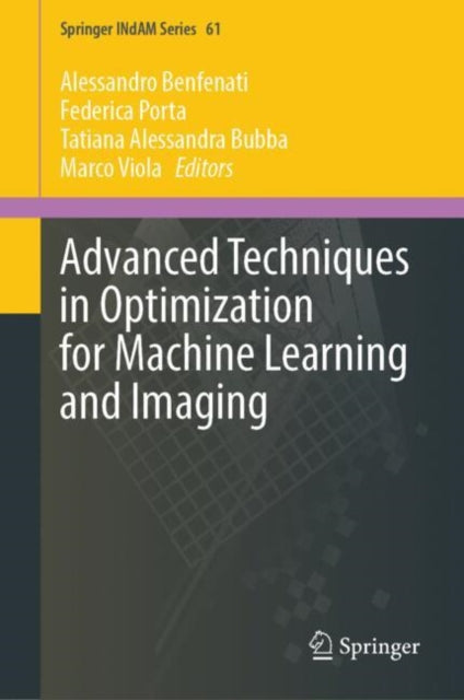 Book cover of: Advanced Techniques in Optimization for Machine Learning and Imaging. By: Alessandro Benfenati