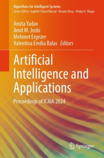 Book cover of: Artificial Intelligence and Applications. By: Amita Yadav