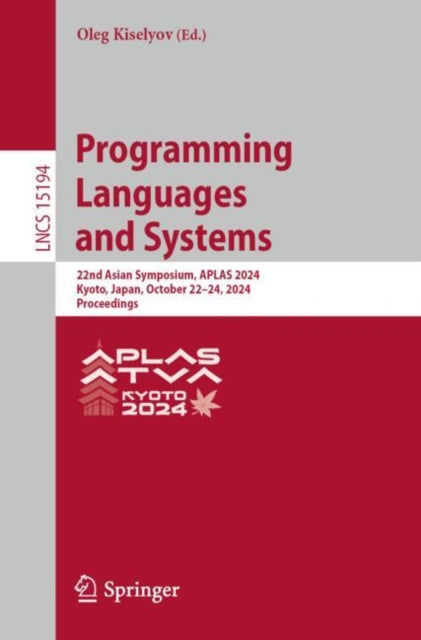 Book cover of: Programming Languages and Systems