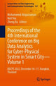 Book cover of: Proceedings of the 4th International Conference on Big Data Analytics for Cyber-Physical System in Smart City - Volume 1. By: Mohammed Atiquzzaman