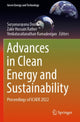 Book cover of: Advances in Clean Energy and Sustainability. By: Suryanarayana Doolla
