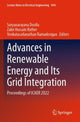 Book cover of: Advances in Renewable Energy and Its Grid Integration. By: Suryanarayana Doolla