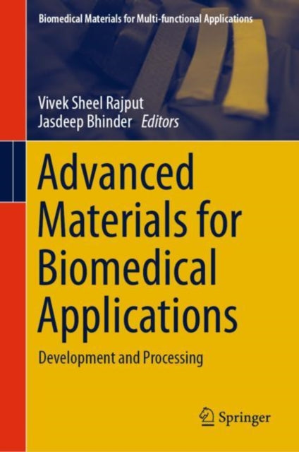 Book cover of: Advanced Materials for Biomedical Applications. By: Vivek Sheel Rajput