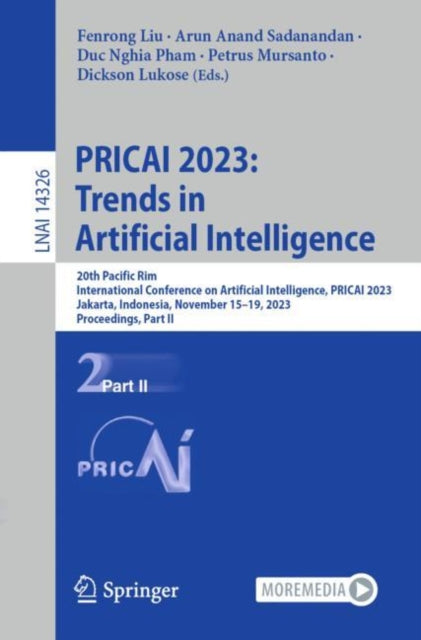 Book cover of: PRICAI 2023: Trends in Artificial Intelligence. By: Fenrong Liu