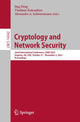 Book cover of: Cryptology and Network Security. By: Jing Deng