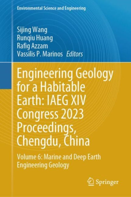 Book cover of: Engineering Geology for a Habitable Earth: IAEG XIV Congress 2023 Proceedings, Chengdu, China. By: Sijing Wang