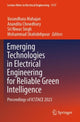 Book cover of: Emerging Technologies in Electrical Engineering for Reliable Green Intelligence