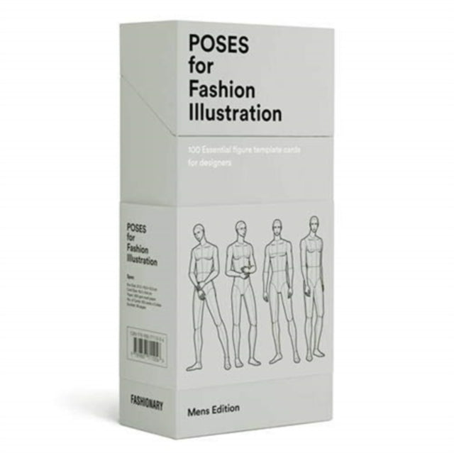 Book cover of: Poses for Fashion Illustration - Mens (Card Box)