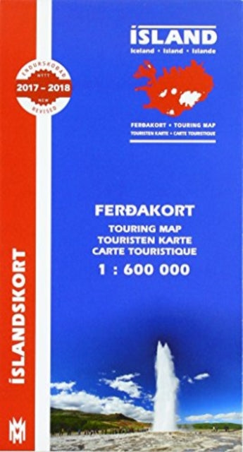 Book cover of: Iceland Touring Map for drivers and tourists 1:600 000