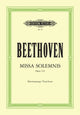 Book cover of: Missa Solemnis in D Op. 123 (Vocal Score). By: Ludwig van Beethoven
