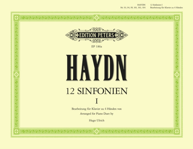 Book cover of: 12 Symphonies Vol.1
