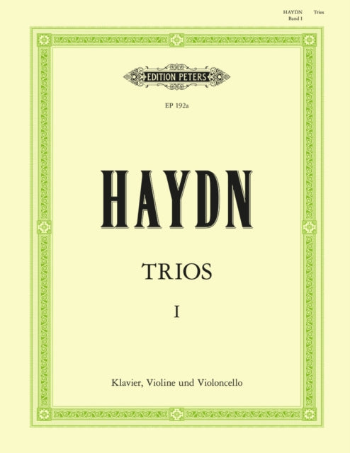 Book cover of: Piano Trios, complete Vol.1