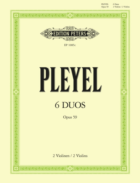Book cover of: 6 Duos, Op. 59