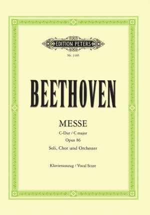 Mass In C Major Op 86 (Vocal Score)