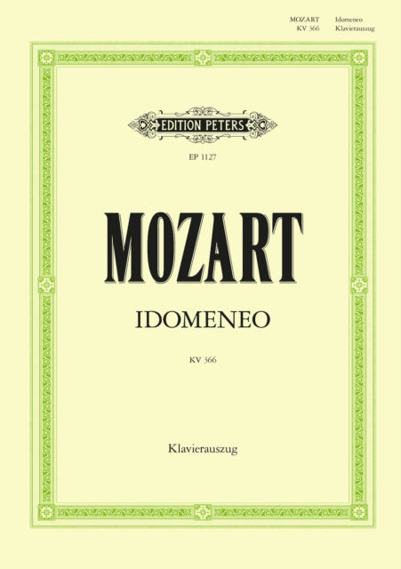 Book cover of: Idomeneo