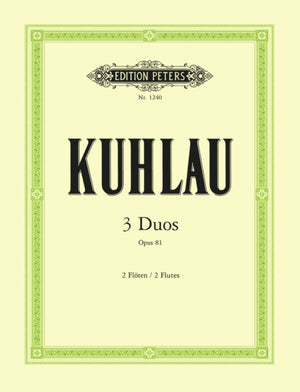 3 Duos for 2 Flutes Op.81