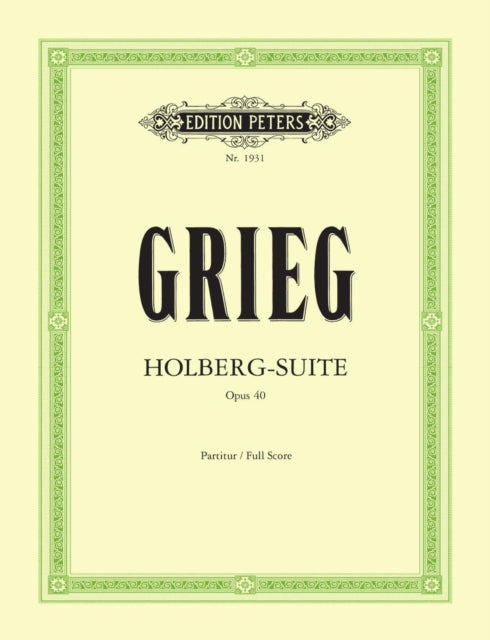 Book cover of: Holberg Suite Op. 40