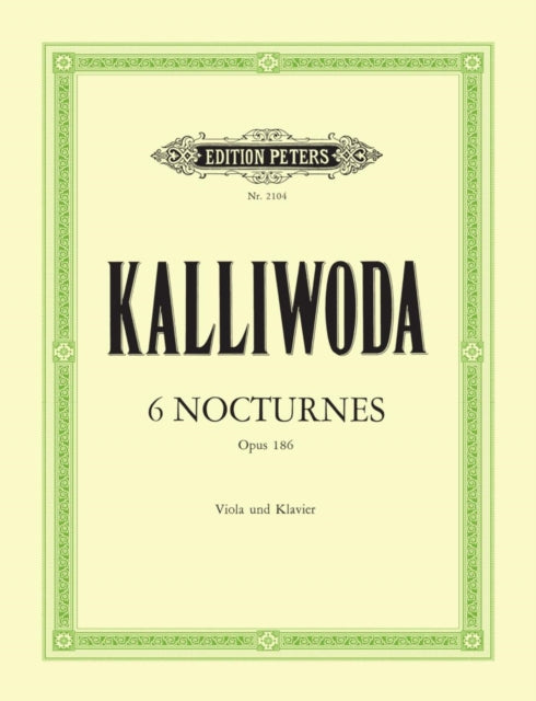 Book cover of: 6 Nocturnes Op.186