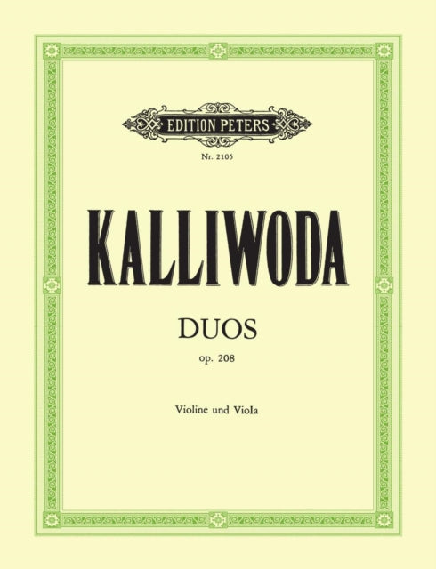 Book cover of: 2 Duos in C, G Op.208