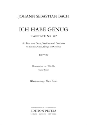 Cantata No. 82 'Ich habe genug'