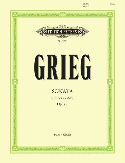 Book cover of: Sonata in E minor Op.7