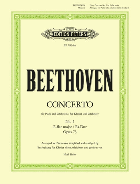 Concerto No. 5 in E flat Op.73 'Emperor', abridged