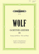 Book cover of: Goethe-Lieder: 51 Songs Vol.3