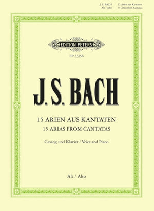 15 Contralto Arias from Cantatas