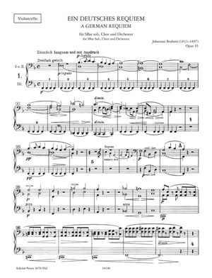 German Requiem Op.45 (Cello Part)