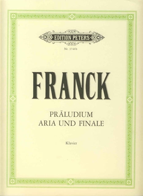 Book cover of: Prelude, Aria & Finale Op.23