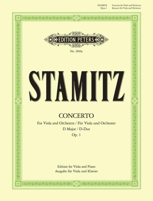 Book cover of: Concerto in D Op.1