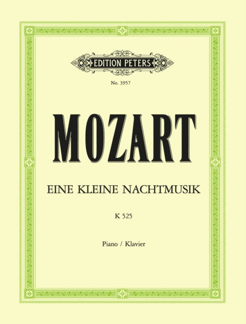 Book cover of: Serenade in G K525 'Eine kleine Nachtmusik'