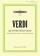 Book cover of: 4 Sacred Pieces/4 Pezzi Sacri, complete