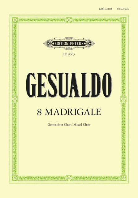 Book cover of: 8 Madrigals