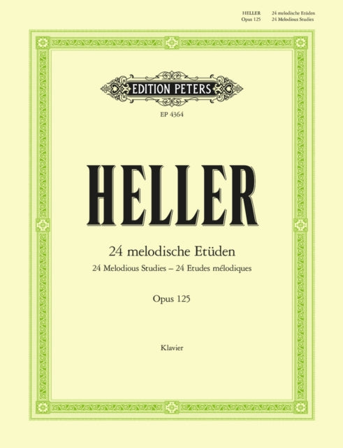 Book cover of: 24 Melodious Studies Op.125