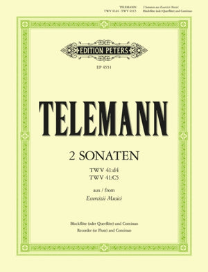2 Sonatas in D minor, C from 'Essercizii Musici'