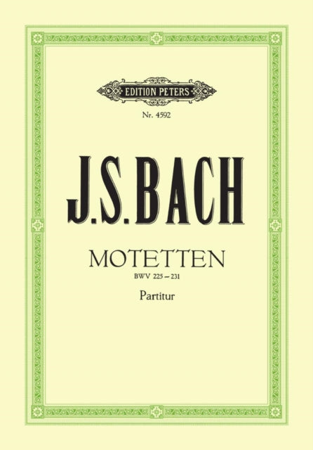 Book cover of: 7 Motets BWV 225-231