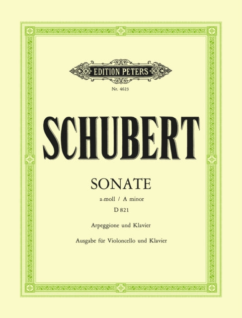 Book cover of: Arpeggione Sonata in A minor D821