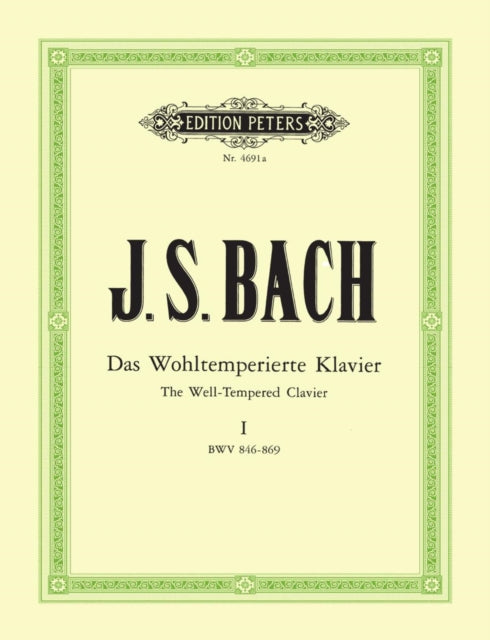 Book cover of: Well-Tempered Clavier, Vol. 1